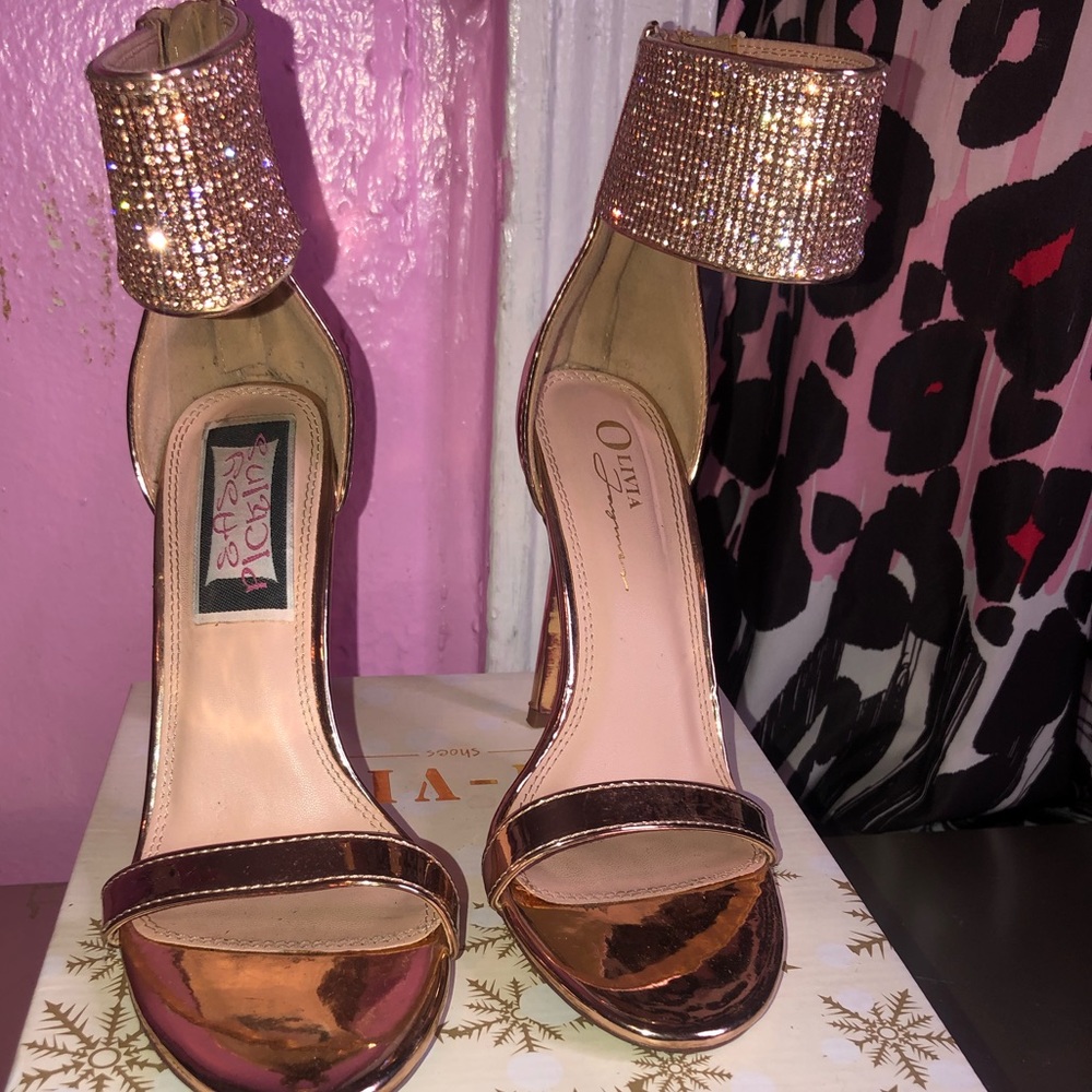 Rose Gold heels